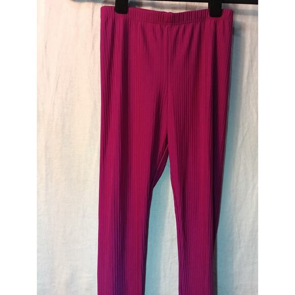 Pattes De Vel Curs Cherry Blossom Eco-Friendly Ribbed Leggings XS - Picture 5 of 6